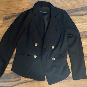 Black button up blazer small